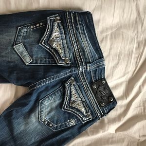 barely worn skinny miss me jeans